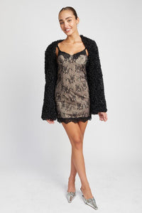 FAUX FUR BOLERO - Happily Ever Atchison Shop Co.