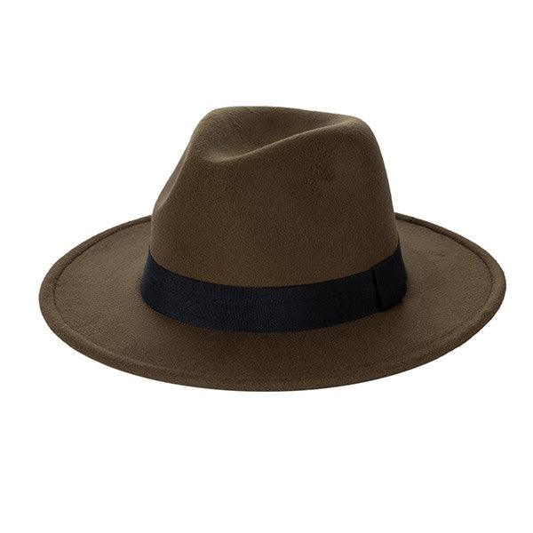 FAUX SUEDE GATSBY STYLE FEDORA - Happily Ever Atchison Shop Co.