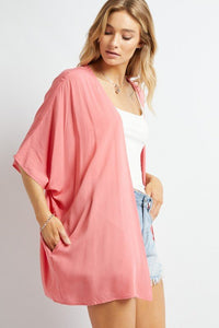 Favorite Solid Kimono Cardigan - Happily Ever Atchison Shop Co.