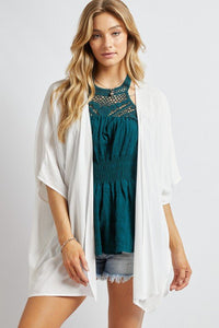 Favorite Solid Kimono Cardigan - Happily Ever Atchison Shop Co.