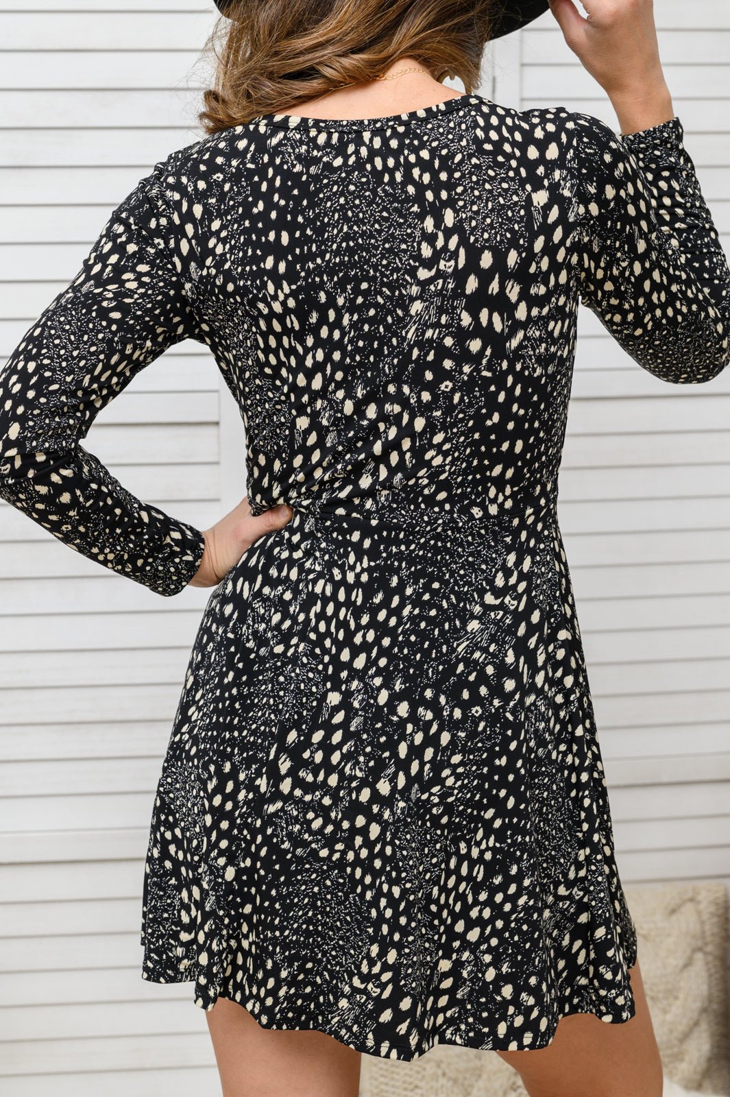 Fay Long Sleeve V Neck Skort Dress - Happily Ever Atchison Shop Co.