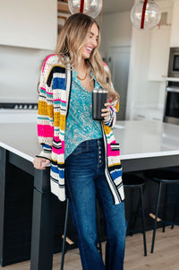 Felt Cute Striped Cardigan - Happily Ever Atchison Shop Co.