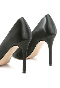 FIZZY GOBLET SATIN STILETTO PUMPS - Happily Ever Atchison Shop Co.