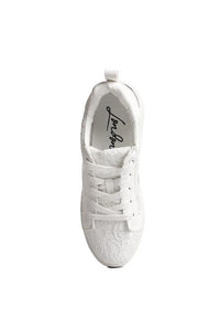 Flakes Lace Detail Low Platform Sneakers - Happily Ever Atchison Shop Co.
