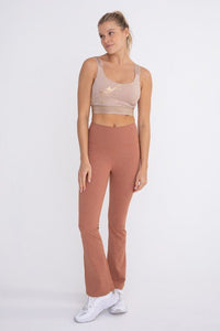 Flare Swoop Back High - Waisted Leggings - Happily Ever Atchison Shop Co.