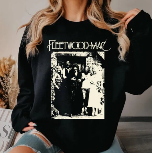 Fleetwood Mac Graphic Sweater - Happily Ever Atchison Shop Co.