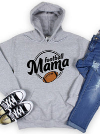 Football Mama with Football Hoodie Sweatshirt - Happily Ever Atchison Shop Co.
