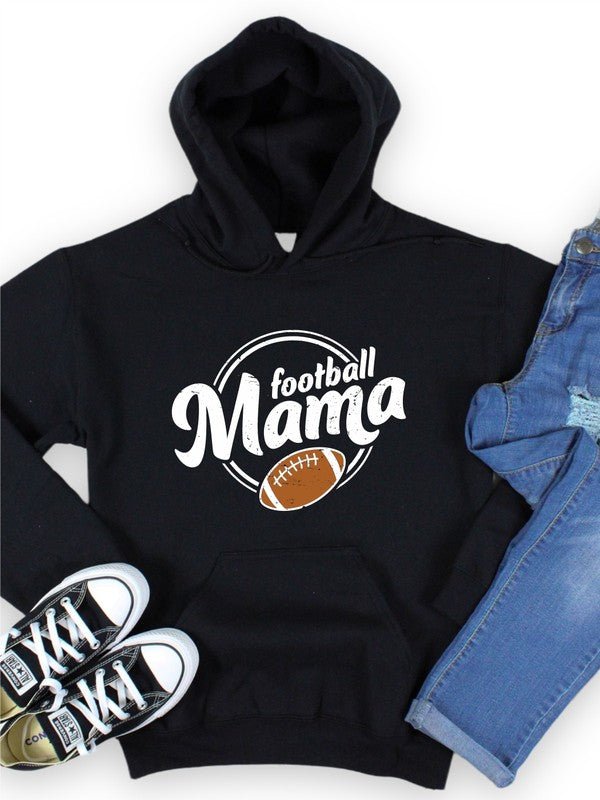 Football Mama with Football Hoodie Sweatshirt - Happily Ever Atchison Shop Co.