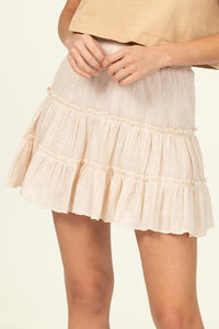 Forever Classy High Waist Tiered Mini Skirt - Happily Ever Atchison Shop Co.