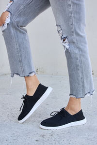 Forever Link Flat Round Toe Lace - Up Sneakers - Happily Ever Atchison Shop Co.