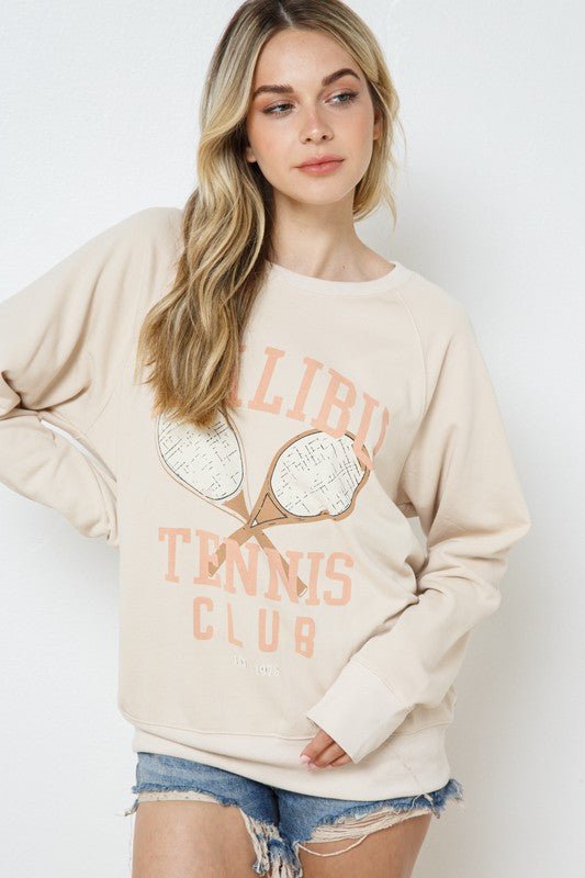 French Terry Graphic Sweatshirt - Happily Ever Atchison Shop Co.