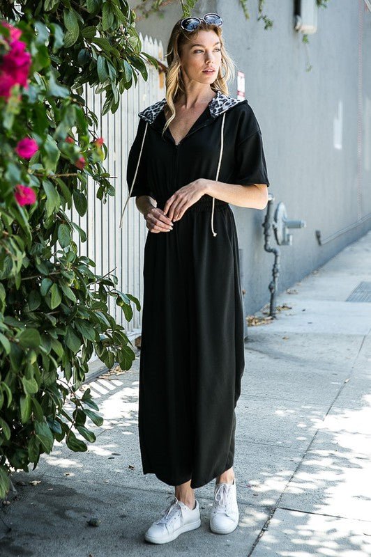 French Terry Jumpsuit w/Pockets - Happily Ever Atchison Shop Co.