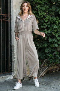 French Terry Jumpsuit w/Pockets - Happily Ever Atchison Shop Co.