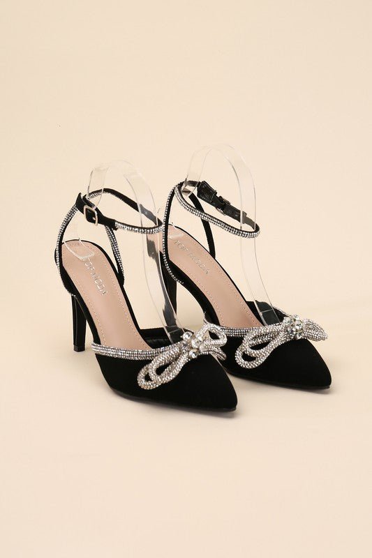 FREYA - 5 Double Bow Heel - Happily Ever Atchison Shop Co.