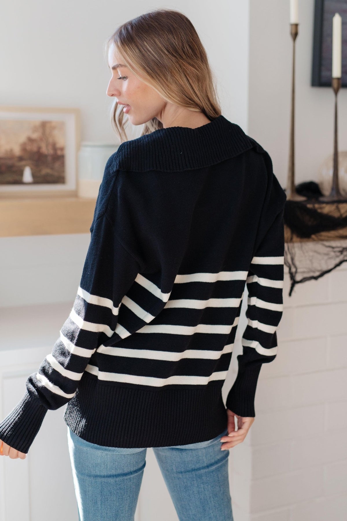 From Here On Out Striped Sweater - Happily Ever Atchison Shop Co.