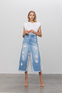 FULL COTTON SHA PREMIUM DENIM SKIRT - Happily Ever Atchison Shop Co.