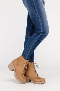 FUZZY Combat Boots - Happily Ever Atchison Shop Co.