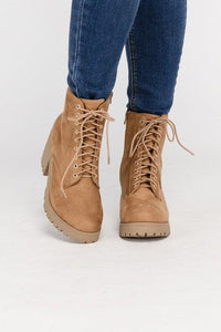 FUZZY Combat Boots - Happily Ever Atchison Shop Co.