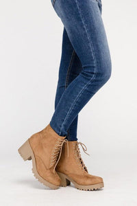 FUZZY Combat Boots - Happily Ever Atchison Shop Co.