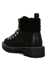Gatlinburg Shearling Collar Ankle Boot - Happily Ever Atchison Shop Co.