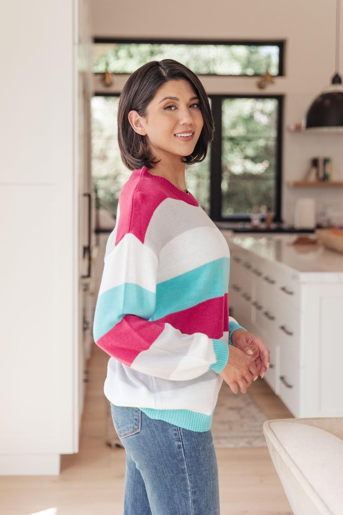 Get It Started Striped Sweater - Happily Ever Atchison Shop Co.