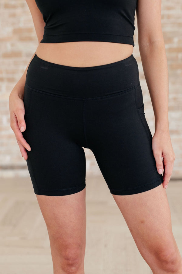 Getting Active Biker Shorts in Black - Happily Ever Atchison Shop Co.