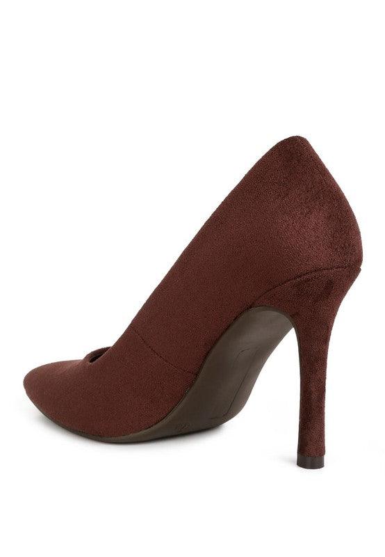 Gilmore Seude Formal Stiletto Pumps - Happily Ever Atchison Shop Co.