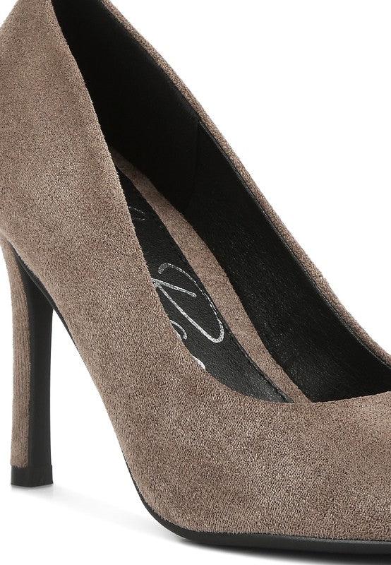 Gilmore Seude Formal Stiletto Pumps - Happily Ever Atchison Shop Co.