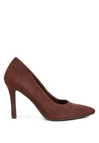 Gilmore Seude Formal Stiletto Pumps - Happily Ever Atchison Shop Co.