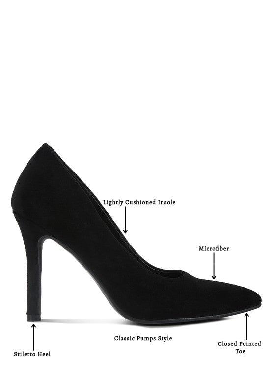 Gilmore Seude Formal Stiletto Pumps - Happily Ever Atchison Shop Co.