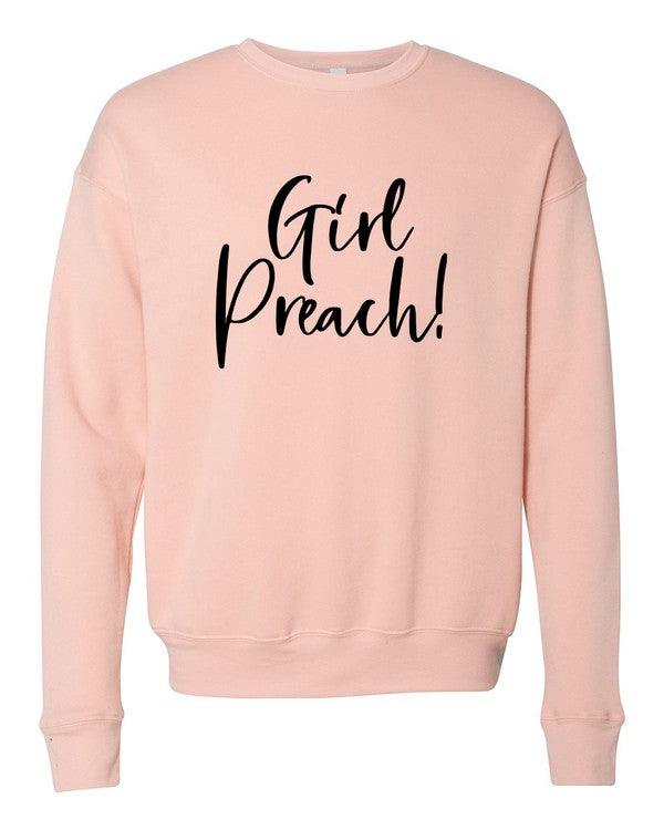 Girl Preach Bella Canvas Premium Sweatshirt - Happily Ever Atchison Shop Co.