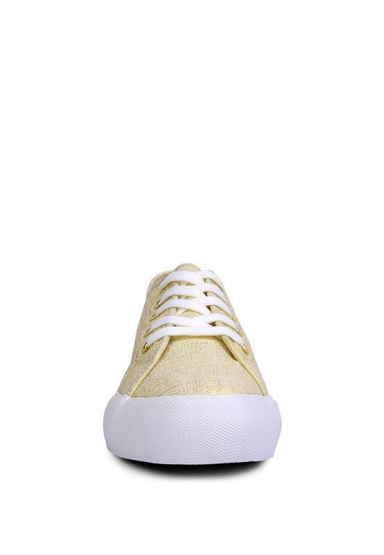 Glam Doll Knitted Sliver Platform Sneakers - Happily Ever Atchison Shop Co.