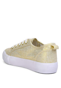 Glam Doll Knitted Sliver Platform Sneakers - Happily Ever Atchison Shop Co.