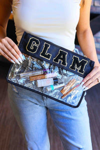 Glam Varsity Pouch - Happily Ever Atchison Shop Co.
