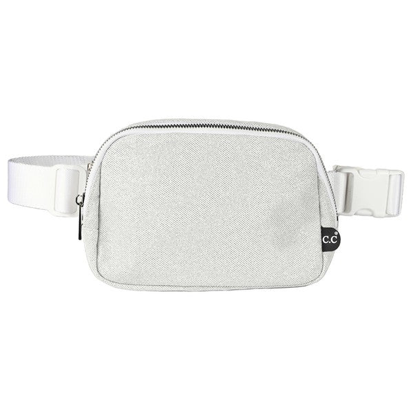 Glitter Tiny Mesh Fanny Pack - Authentic C.C Brand - Happily Ever Atchison Shop Co.