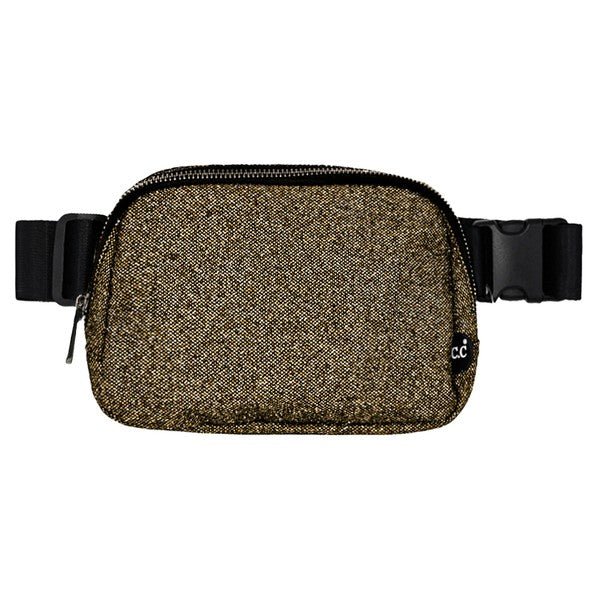 Glitter Tiny Mesh Fanny Pack - Authentic C.C Brand - Happily Ever Atchison Shop Co.