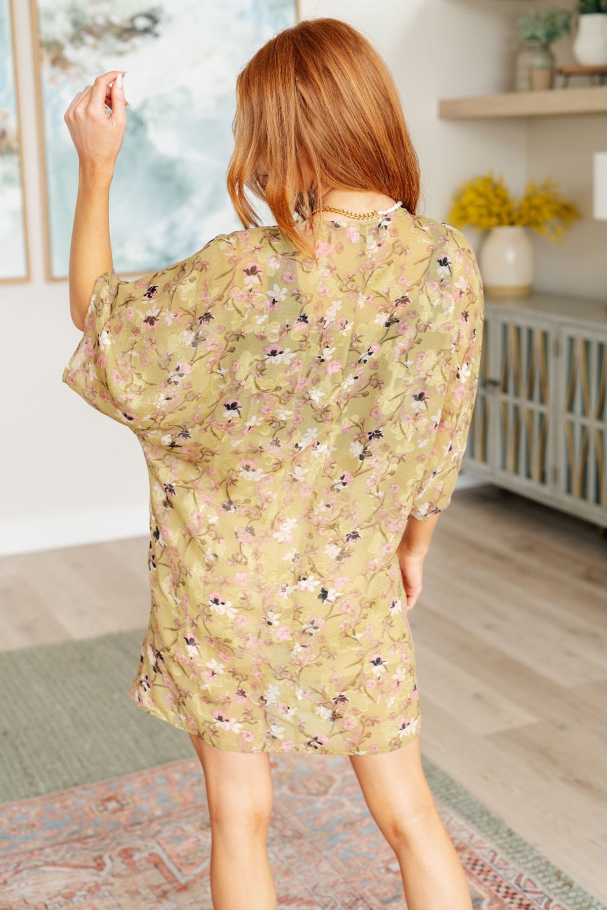 Go Anywhere Floral Kimono - Happily Ever Atchison Shop Co.