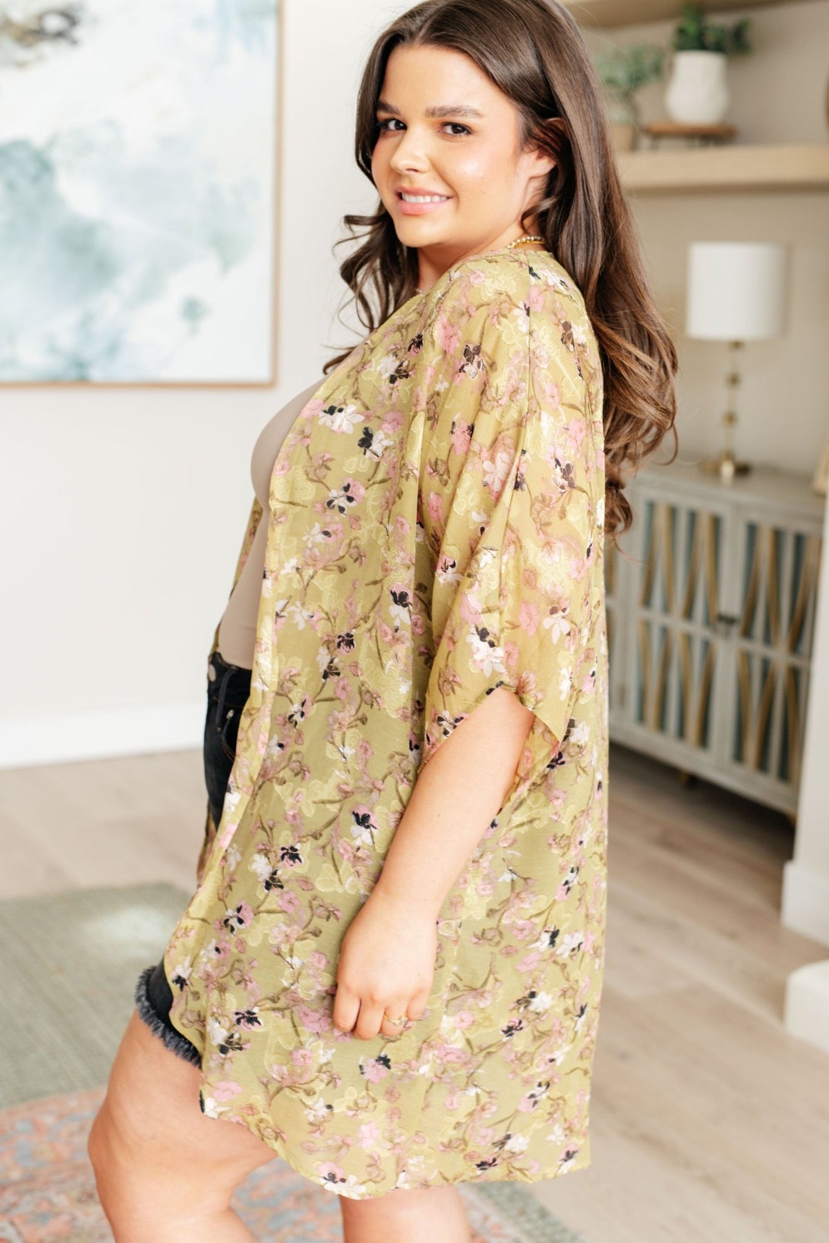 Go Anywhere Floral Kimono - Happily Ever Atchison Shop Co.