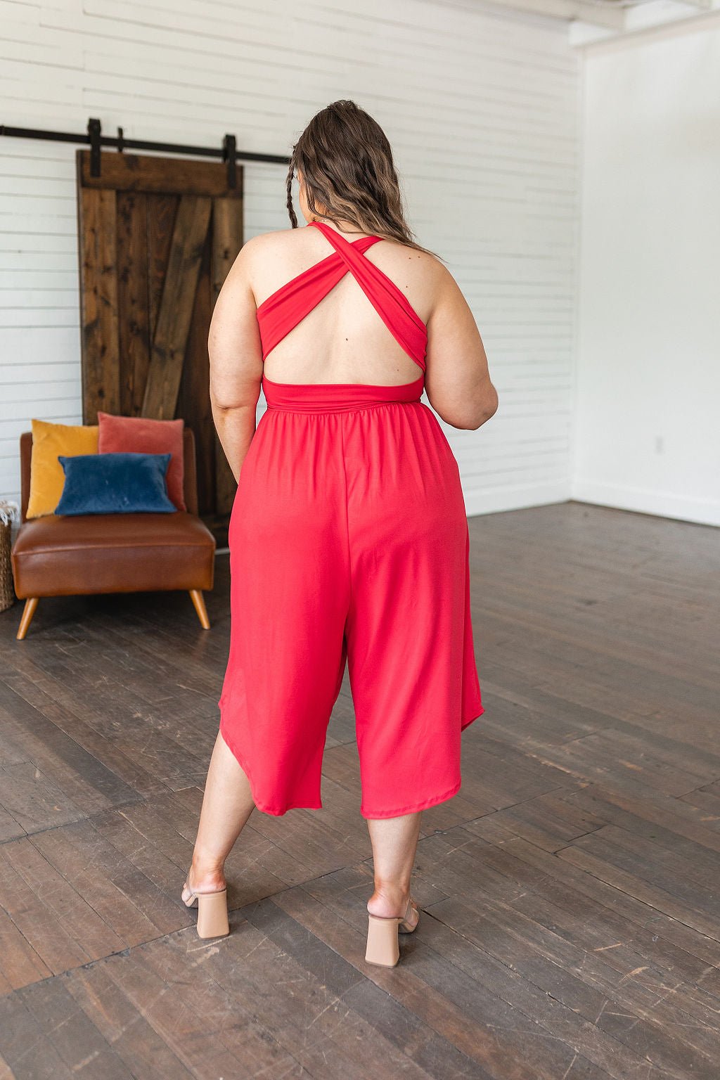 Good Idea Jumpsuit in Red - Happily Ever Atchison Shop Co.