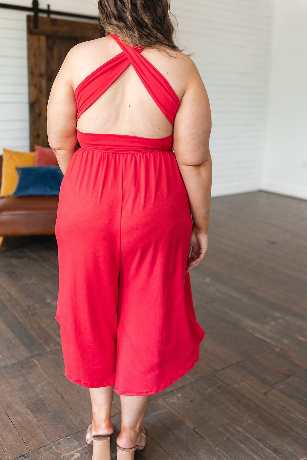 Good Idea Jumpsuit in Red - Happily Ever Atchison Shop Co.