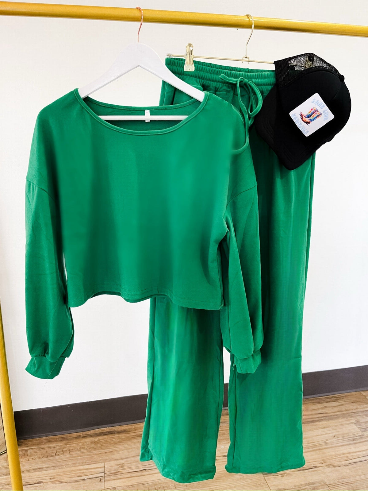 Green Casual Matching Set - Happily Ever Atchison Shop Co.