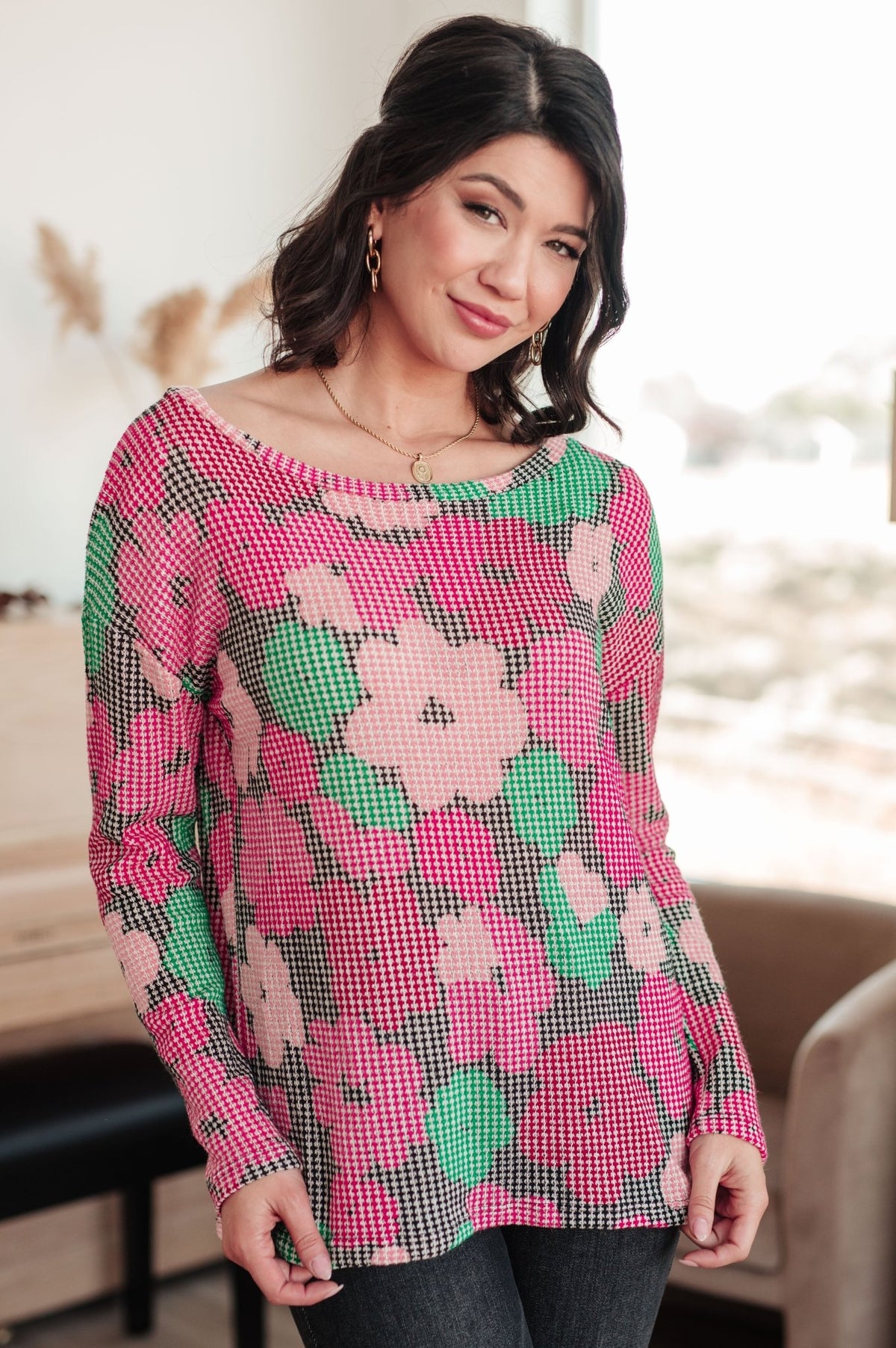 Group Chat Floral Top - Happily Ever Atchison Shop Co.