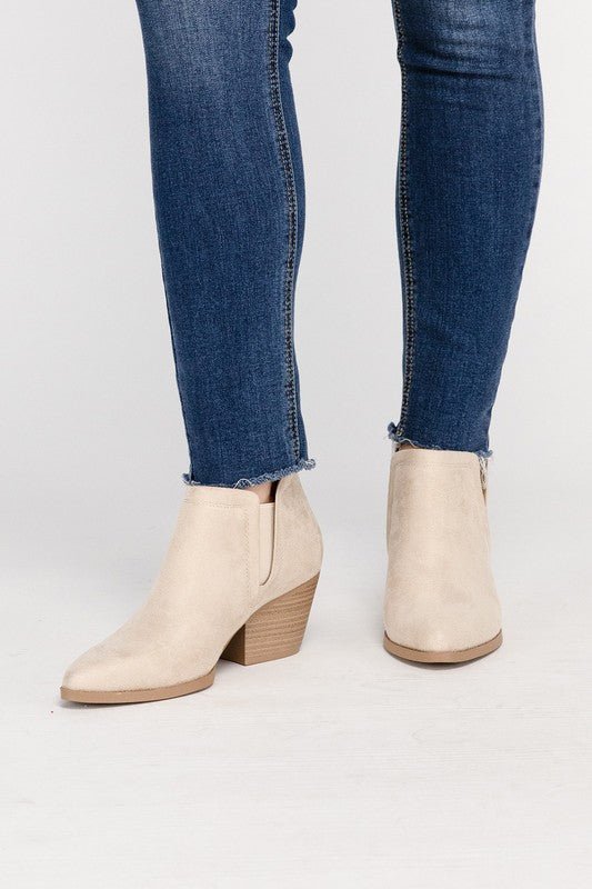 GWEN Suede Ankle Boots - Happily Ever Atchison Shop Co.