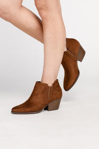 GWEN Suede Ankle Boots - Happily Ever Atchison Shop Co.