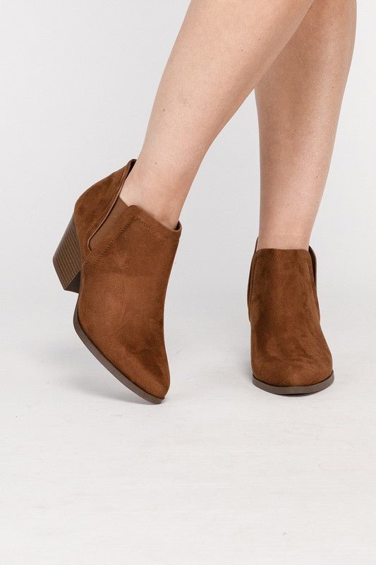 GWEN Suede Ankle Boots - Happily Ever Atchison Shop Co.