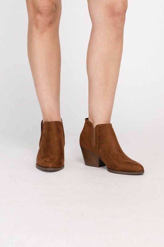 GWEN Suede Ankle Boots - Happily Ever Atchison Shop Co.