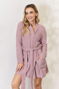 Hailey & Co Tie Front Long Sleeve Cardigan - Happily Ever Atchison Shop Co.