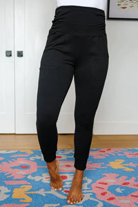 Haley Ruched Waist Legging in Seven Colors - Happily Ever Atchison Shop Co.