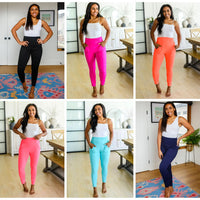 Haley Ruched Waist Legging in Seven Colors - Happily Ever Atchison Shop Co.