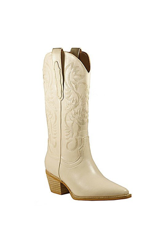 HANAN EMBROIDERY WESTERN BOOTS - Happily Ever Atchison Shop Co.